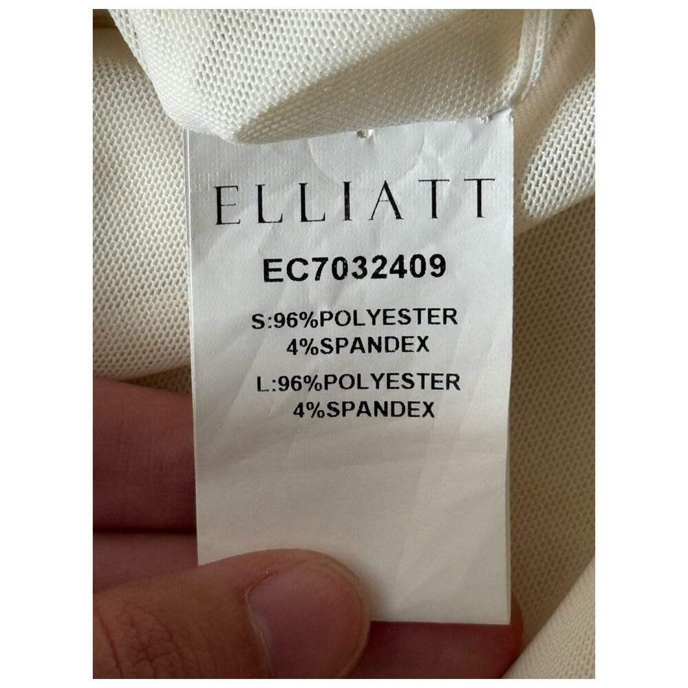 Elliatt Ravish Textured Stripe Open Back Dress Cr… - image 6